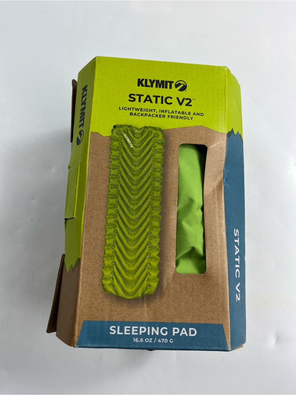 Klymit Static V2 Sleeping Pad Green Regular